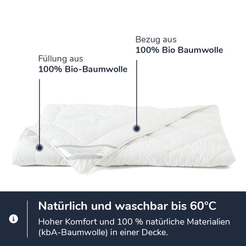 airfect Schlafdecke Comfort Bio – Bild 2